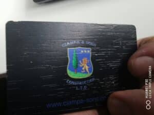 bamboo wooden card