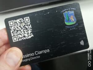 bamboo wooden NFC card